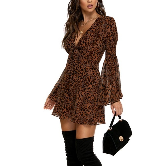 I go for it - leopard print /used only one time - Picture 1 of 3